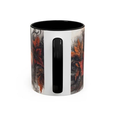Halloween Pumpkin Mug 11oz 15oz | Spooky Fall Coffee Cup | Gothic Autumn Gift - Thumbnail 4