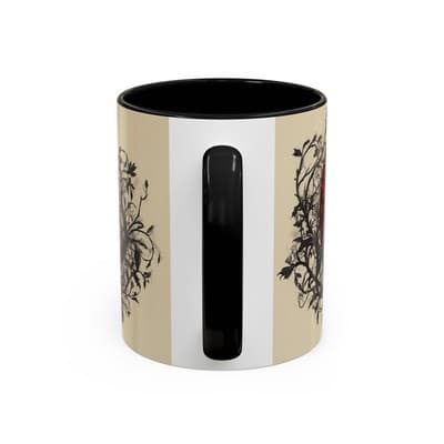 Gothic Moon Woman Mug 11oz 15oz | Dark Feminine Cup | Witchy Gift for Her - Thumbnail 4