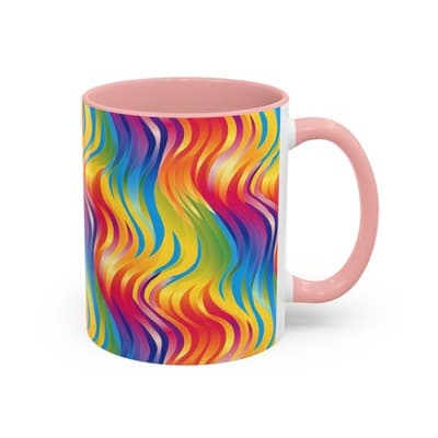 Bold Botanical Coffee Mug 11oz 15oz | Colorful Nature Cup | Artistic Gift Idea - Thumbnail 2