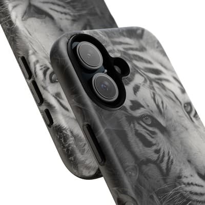 Tiger iPhone Case | Wild Strength Design | Shockproof 8 to 16 Models - Thumbnail 2