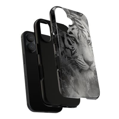 Tiger iPhone Case | Wild Strength Design | Shockproof 8 to 16 Models - Thumbnail 3