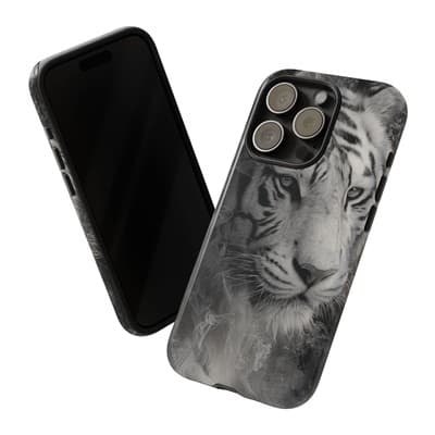 Tiger iPhone Case | Wild Strength Design | Shockproof 8 to 16 Models - Thumbnail 2