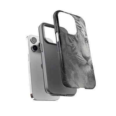 Tiger iPhone Case | Wild Strength Design | Shockproof 8 to 16 Models - Thumbnail 3