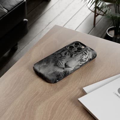 Tiger iPhone Case | Wild Strength Design | Shockproof 8 to 16 Models - Thumbnail 4