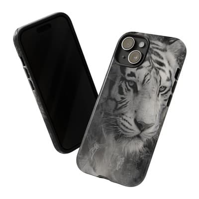 Tiger iPhone Case | Wild Strength Design | Shockproof 8 to 16 Models - Thumbnail 2