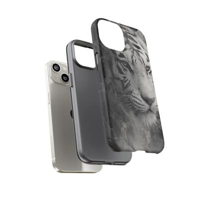 Tiger iPhone Case | Wild Strength Design | Shockproof 8 to 16 Models - Thumbnail 3