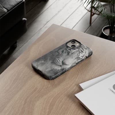 Tiger iPhone Case | Wild Strength Design | Shockproof 8 to 16 Models - Thumbnail 4