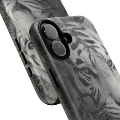 Tiger iPhone Case | Wild Strength Design | Shockproof 8 to 16 Models - Thumbnail 2