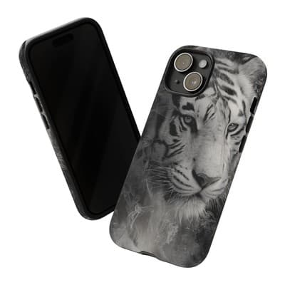 Tiger iPhone Case | Wild Strength Design | Shockproof 8 to 16 Models - Thumbnail 2