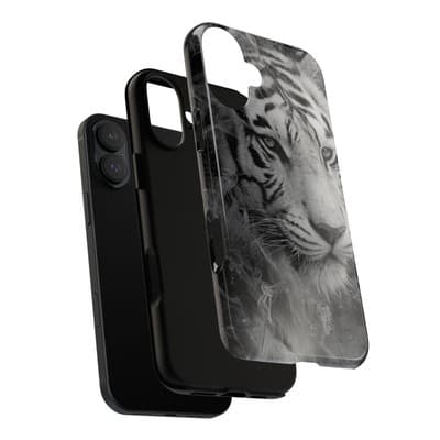 Tiger iPhone Case | Wild Strength Design | Shockproof 8 to 16 Models - Thumbnail 3