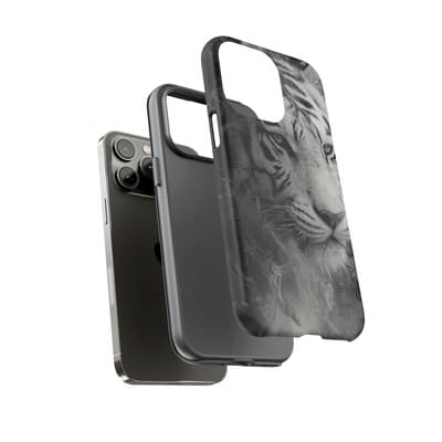 Tiger iPhone Case | Wild Strength Design | Shockproof 8 to 16 Models - Thumbnail 3