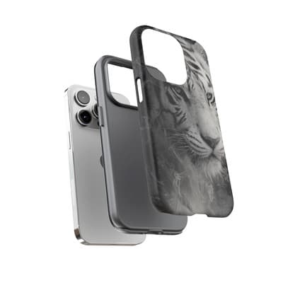Tiger iPhone Case | Wild Strength Design | Shockproof 8 to 16 Models - Thumbnail 3