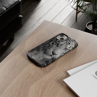 Tiger iPhone Case | Wild Strength Design | Shockproof 8 to 16 Models - Thumbnail 4