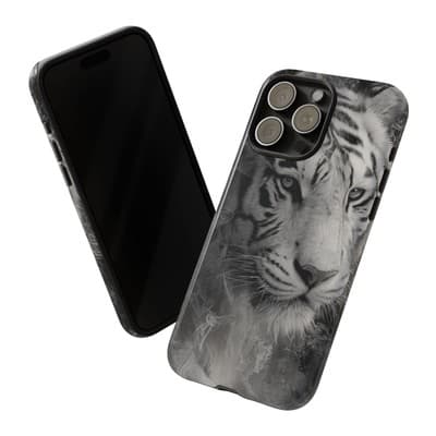 Tiger iPhone Case | Wild Strength Design | Shockproof 8 to 16 Models - Thumbnail 2