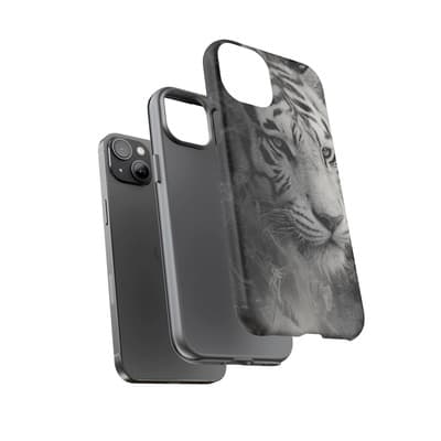 Tiger iPhone Case | Wild Strength Design | Shockproof 8 to 16 Models - Thumbnail 3