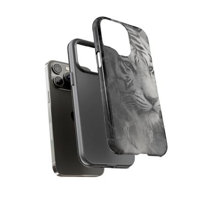 Tiger iPhone Case | Wild Strength Design | Shockproof 8 to 16 Models - Thumbnail 3