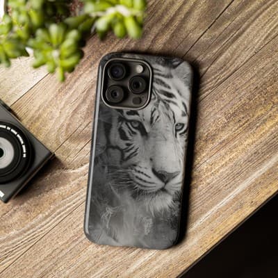 Tiger iPhone Case | Wild Strength Design | Shockproof 8 to 16 Models - Thumbnail 3