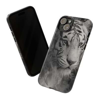 Tiger iPhone Case | Wild Strength Design | Shockproof 8 to 16 Models - Thumbnail 2