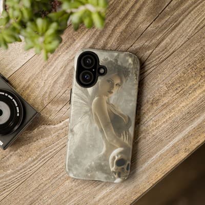 Gothic Fairy iPhone Case | Tough Dual Layer | Fits iPhone 8 to iPhone 16 - Thumbnail 4