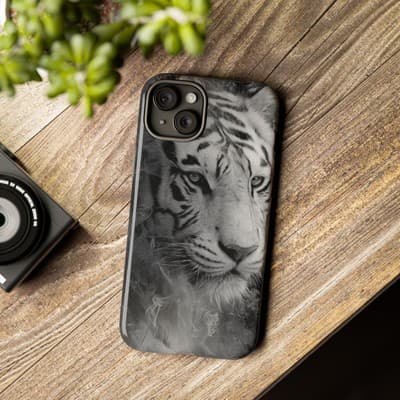 Tiger iPhone Case | Wild Strength Design | Shockproof 8 to 16 Models - Thumbnail 3