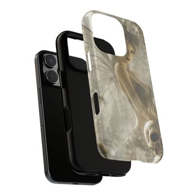 Gothic Fairy iPhone Case | Tough Dual Layer | Fits iPhone 8 to iPhone 16 - Thumbnail 3