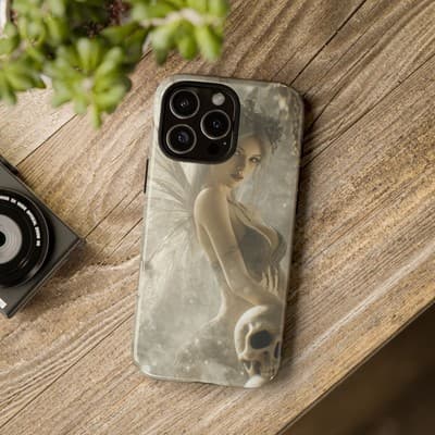 Gothic Fairy iPhone Case | Tough Dual Layer | Fits iPhone 8 to iPhone 16 - Thumbnail 4