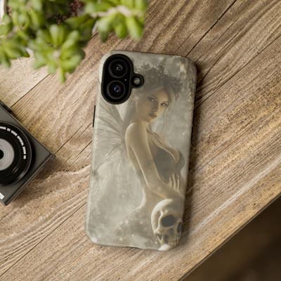 Gothic Fairy iPhone Case | Tough Dual Layer | Fits iPhone 8 to iPhone 16 - Thumbnail 4