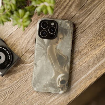Gothic Fairy iPhone Case | Tough Dual Layer | Fits iPhone 8 to iPhone 16 - Thumbnail 4