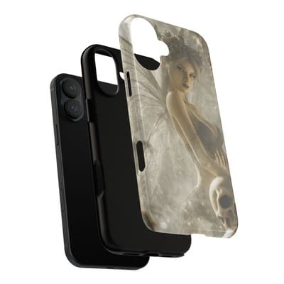 Gothic Fairy iPhone Case | Tough Dual Layer | Fits iPhone 8 to iPhone 16 - Thumbnail 3