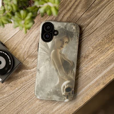 Gothic Fairy iPhone Case | Tough Dual Layer | Fits iPhone 8 to iPhone 16 - Thumbnail 4