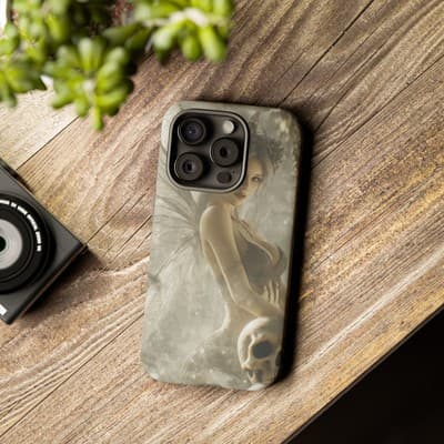 Gothic Fairy iPhone Case | Tough Dual Layer | Fits iPhone 8 to iPhone 16 - Thumbnail 3