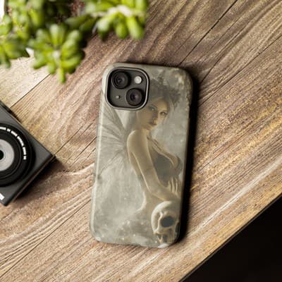 Gothic Fairy iPhone Case | Tough Dual Layer | Fits iPhone 8 to iPhone 16 - Thumbnail 3