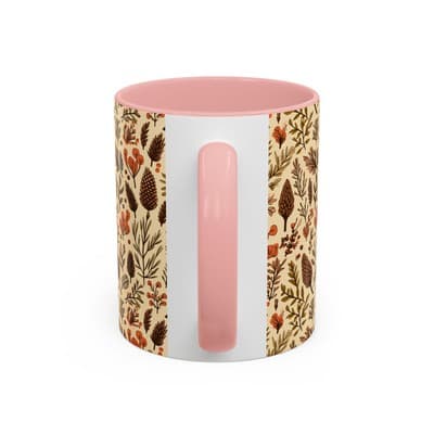 Botanical Floral Coffee Mug 11oz 15oz | Rustic Nature Gift | Cozy Kitchen Decor - Thumbnail 4