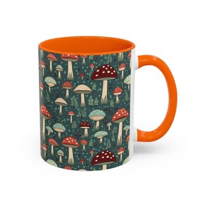 Mushroom Coffee Mug 11oz 15oz | Nature Lover Gift | Cottagecore Forest Cup - Thumbnail 2
