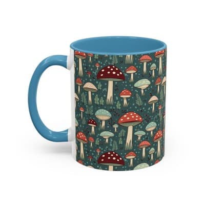 Mushroom Coffee Mug 11oz 15oz | Nature Lover Gift | Cottagecore Forest Cup - Thumbnail 3