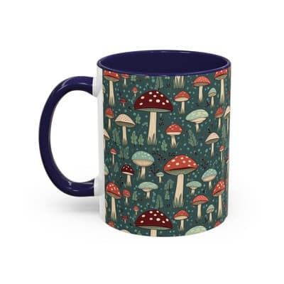 Mushroom Coffee Mug 11oz 15oz | Nature Lover Gift | Cottagecore Forest Cup - Thumbnail 3