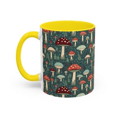 Mushroom Coffee Mug 11oz 15oz | Nature Lover Gift | Cottagecore Forest Cup - Thumbnail 3