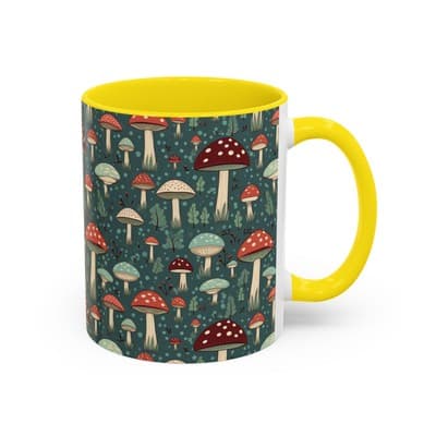 Mushroom Coffee Mug 11oz 15oz | Nature Lover Gift | Cottagecore Forest Cup - Thumbnail 2