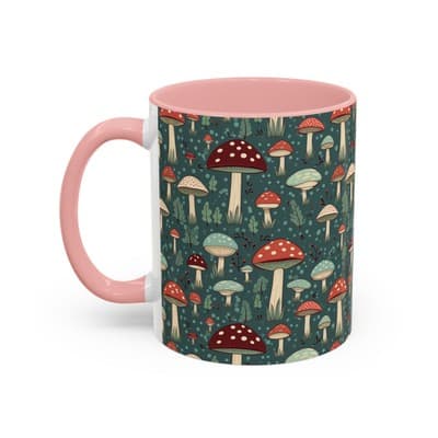 Mushroom Coffee Mug 11oz 15oz | Nature Lover Gift | Cottagecore Forest Cup - Thumbnail 3