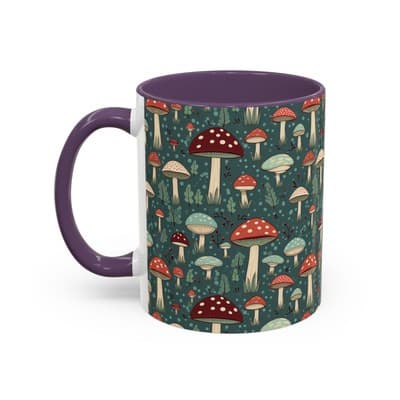 Mushroom Coffee Mug 11oz 15oz | Nature Lover Gift | Cottagecore Forest Cup - Thumbnail 3