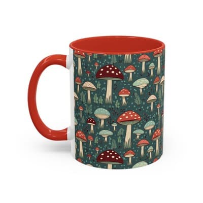 Mushroom Coffee Mug 11oz 15oz | Nature Lover Gift | Cottagecore Forest Cup - Thumbnail 3