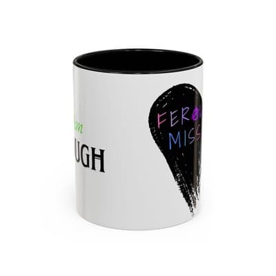 I Am Enough Green Affirmation Mug 11oz 15oz | Motivational Gift for Women - Thumbnail 2