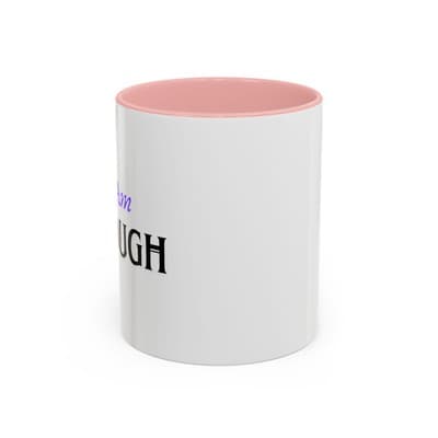 I Am Enough Purple Affirmation Mug 11oz 15oz | Self Love Coffee Cup for Women