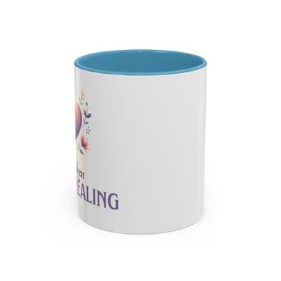 Broken But Healing Coffee Mug 11oz 15oz | Emotional Support Gift for Women