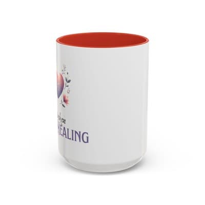 Broken But Healing Coffee Mug 11oz 15oz | Emotional Support Gift for Women