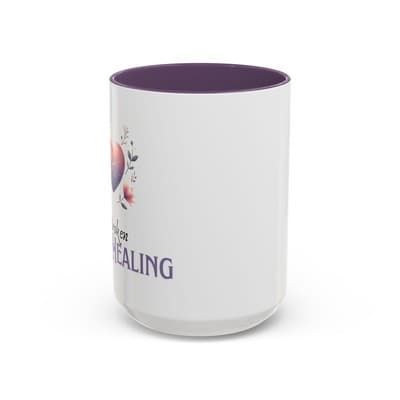 Broken But Healing Coffee Mug 11oz 15oz | Emotional Support Gift for Women