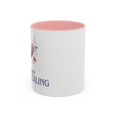 Broken But Healing Coffee Mug 11oz 15oz | Emotional Support Gift for Women