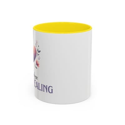 Broken But Healing Coffee Mug 11oz 15oz | Emotional Support Gift for Women