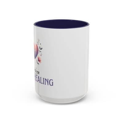 Broken But Healing Coffee Mug 11oz 15oz | Emotional Support Gift for Women