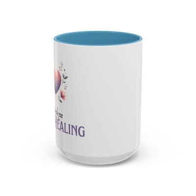 Broken But Healing Coffee Mug 11oz 15oz | Emotional Support Gift for Women